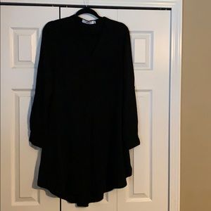 Long sleeve high low dress